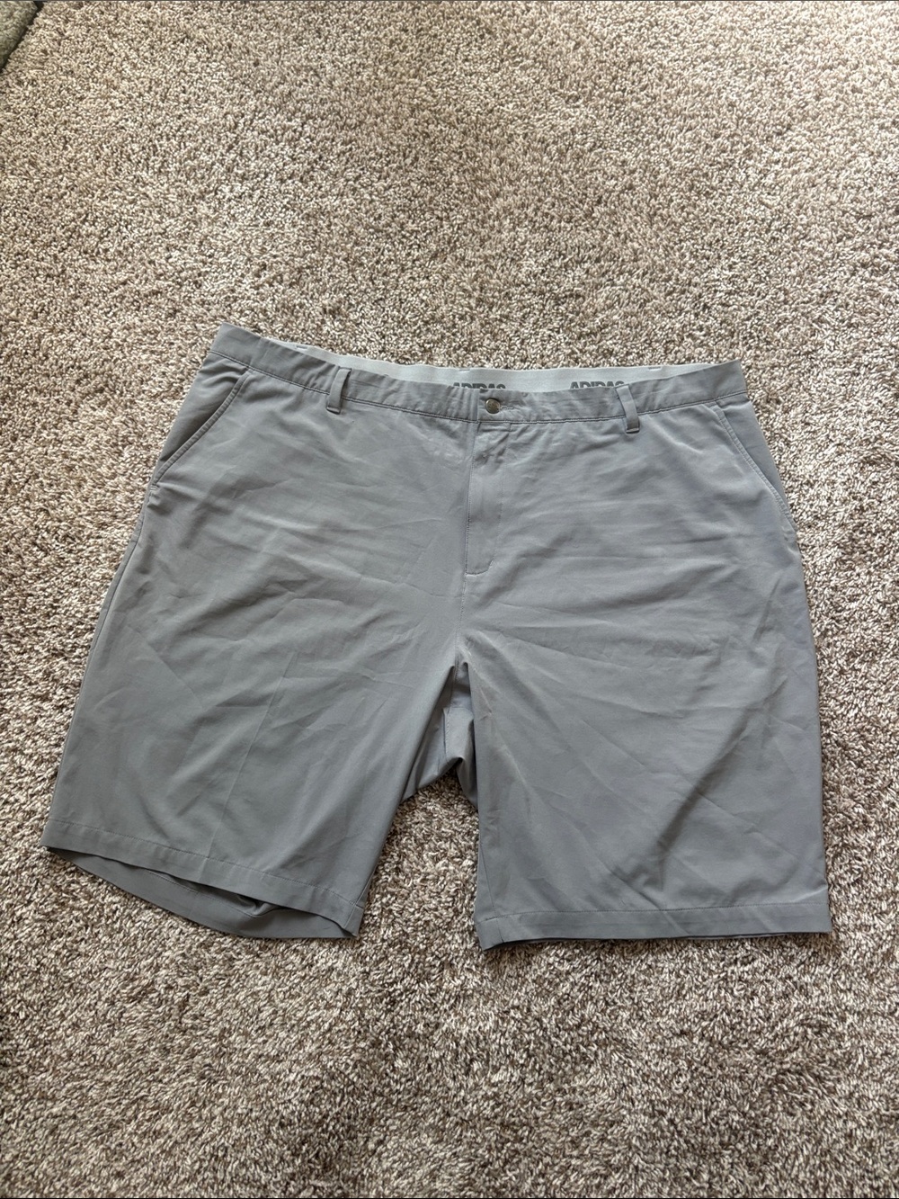 Men's Big & Tall Adidas Performance Shorts - Gray